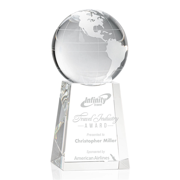 Globe Award on Tall Base - Globe Award on Tall Base - Image 12 of 15
