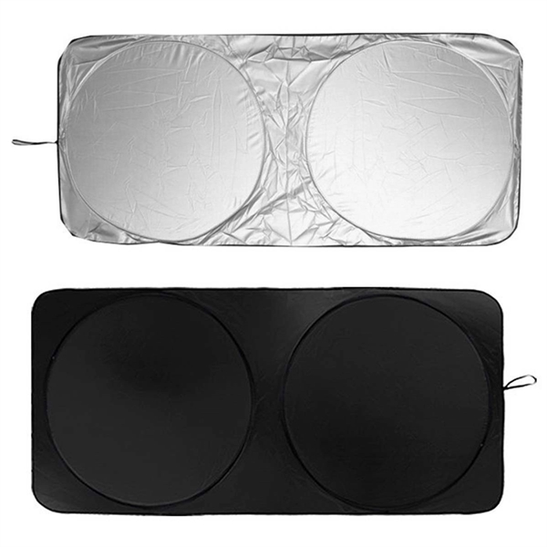 Collapsible Car Windshield Sunshade - Collapsible Car Windshield Sunshade - Image 1 of 1