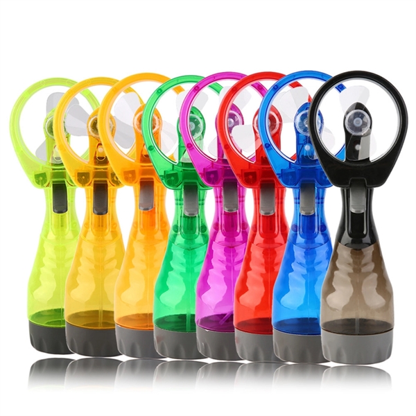 Handheld Battery Powered Water Misting Fan - Handheld Battery Powered Water Misting Fan - Image 2 of 5