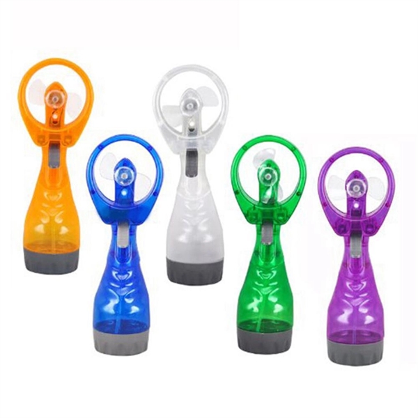 Handheld Battery Powered Water Misting Fan - Handheld Battery Powered Water Misting Fan - Image 3 of 5