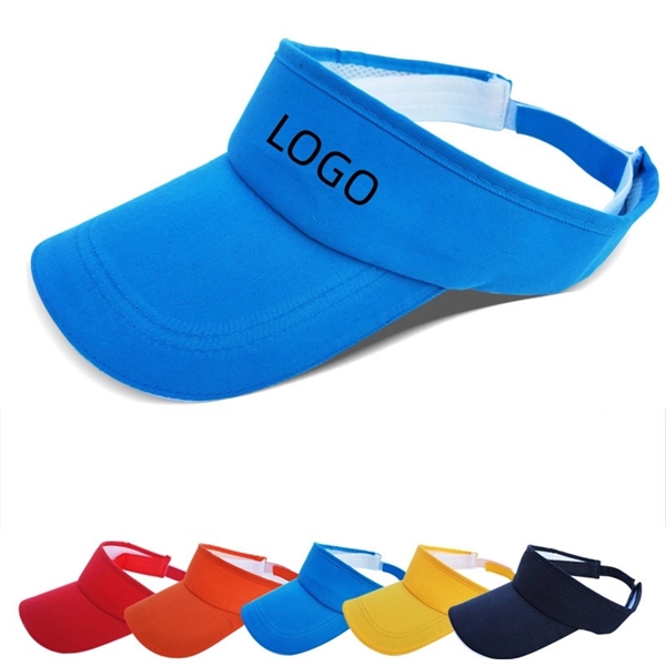 Sports Visor Adjustable UV Protection Sun Hat Cap - Sports Visor Adjustable UV Protection Sun Hat Cap - Image 0 of 4