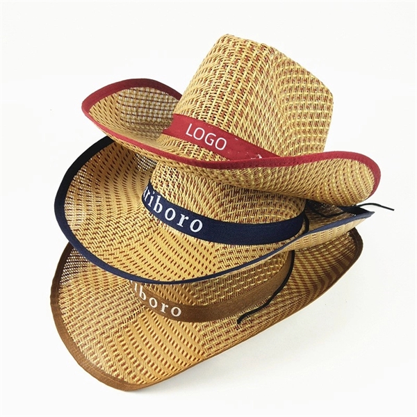 Straw Cowboy Hat - Straw Cowboy Hat - Image 0 of 3