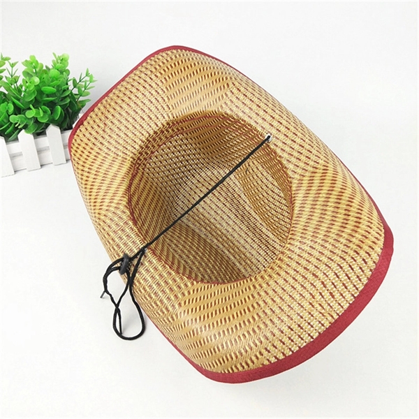 Straw Cowboy Hat - Straw Cowboy Hat - Image 1 of 3