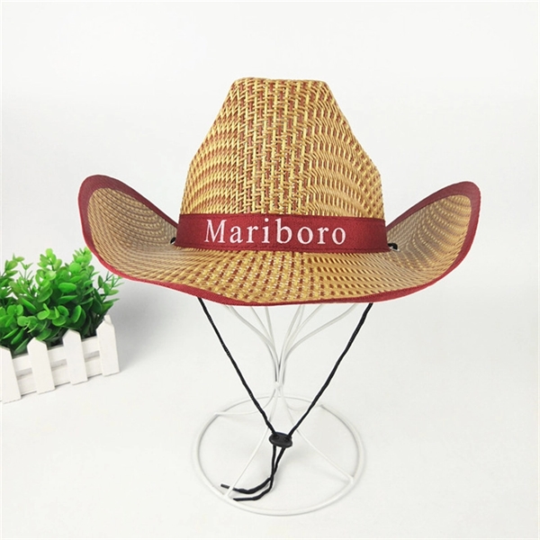 Straw Cowboy Hat - Straw Cowboy Hat - Image 2 of 3