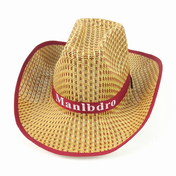 Straw Cowboy Hat - Straw Cowboy Hat - Image 3 of 3