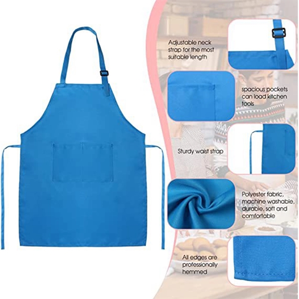 Kids Apron Chef Kitchen Cooking Baking Painting Boys Girls - Kids Apron Chef Kitchen Cooking Baking Painting Boys Girls - Image 3 of 3