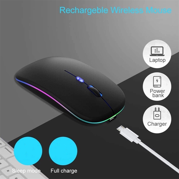 New Bluetooth Charging Silent Laptop Wireless Mouse - New Bluetooth Charging Silent Laptop Wireless Mouse - Image 1 of 3