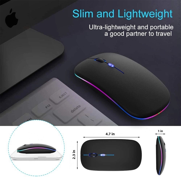 New Bluetooth Charging Silent Laptop Wireless Mouse - New Bluetooth Charging Silent Laptop Wireless Mouse - Image 2 of 3