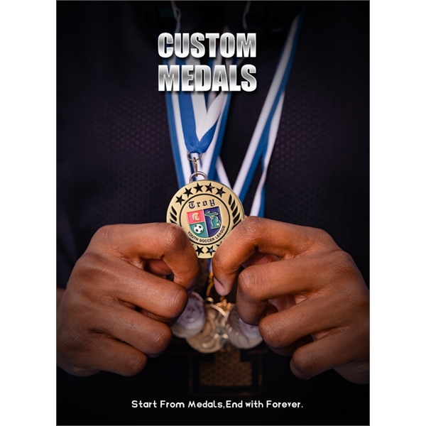 Custom Custom Antique Medals, Size 3.25"- 5"