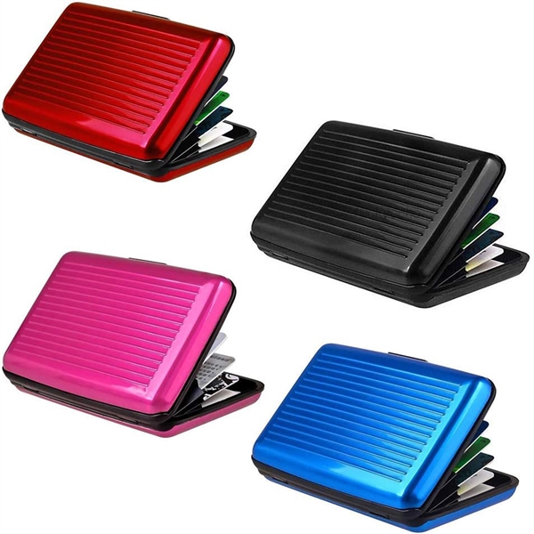 Rfid Aluminium Metal Credit Card Wallet Holder - Rfid Aluminium Metal Credit Card Wallet Holder - Image 9 of 12