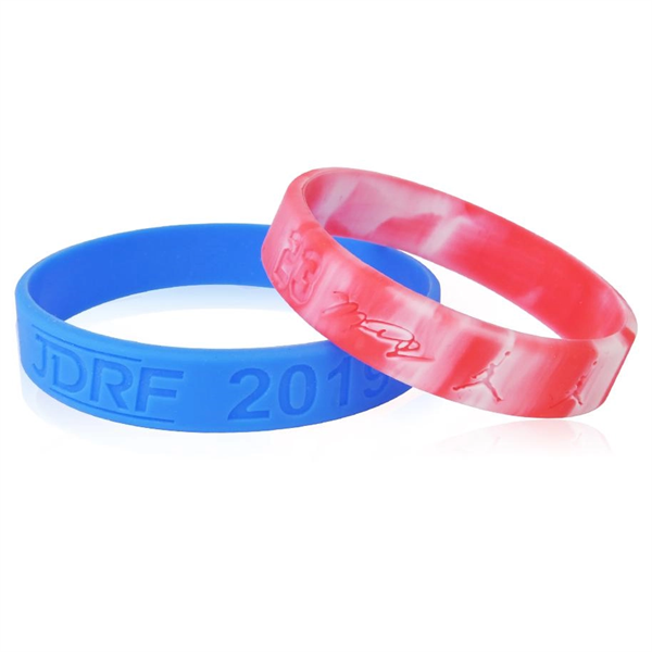 1/2" Width Silicone Wristband - 1/2" Width Silicone Wristband - Image 3 of 8