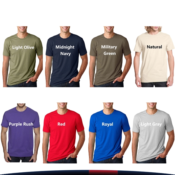 Next Level® 100% Cotton Men's T-shirts - Next Level® 100% Cotton Men's T-shirts - Image 4 of 6