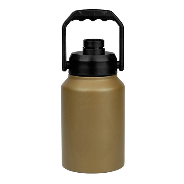 64 Oz. Insulated Stainless Steel Water Bottle Jug W/ Handle - 64 Oz. Insulated Stainless Steel Water Bottle Jug W/ Handle - Image 2 of 9