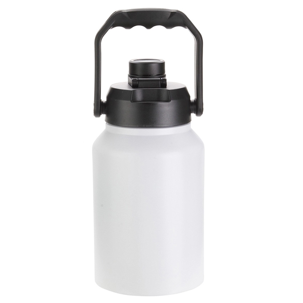 64 Oz. Insulated Stainless Steel Water Bottle Jug W/ Handle - 64 Oz. Insulated Stainless Steel Water Bottle Jug W/ Handle - Image 4 of 9