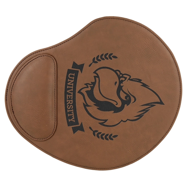 9" x 10 1/4" Laserable Leatherette Mouse Pad - 9" x 10 1/4" Laserable Leatherette Mouse Pad - Image 0 of 12