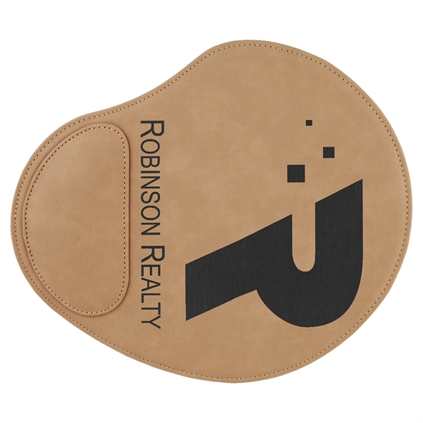 9" x 10 1/4" Laserable Leatherette Mouse Pad - 9" x 10 1/4" Laserable Leatherette Mouse Pad - Image 1 of 12