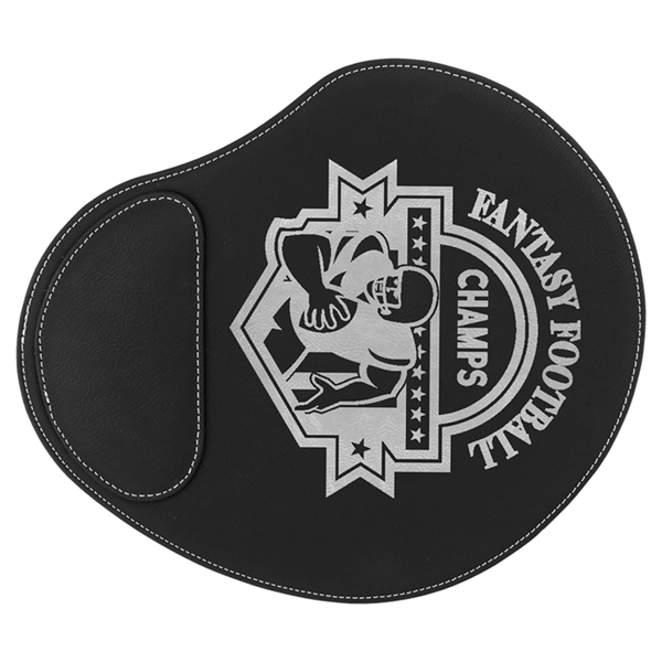 9" x 10 1/4" Laserable Leatherette Mouse Pad - 9" x 10 1/4" Laserable Leatherette Mouse Pad - Image 3 of 12