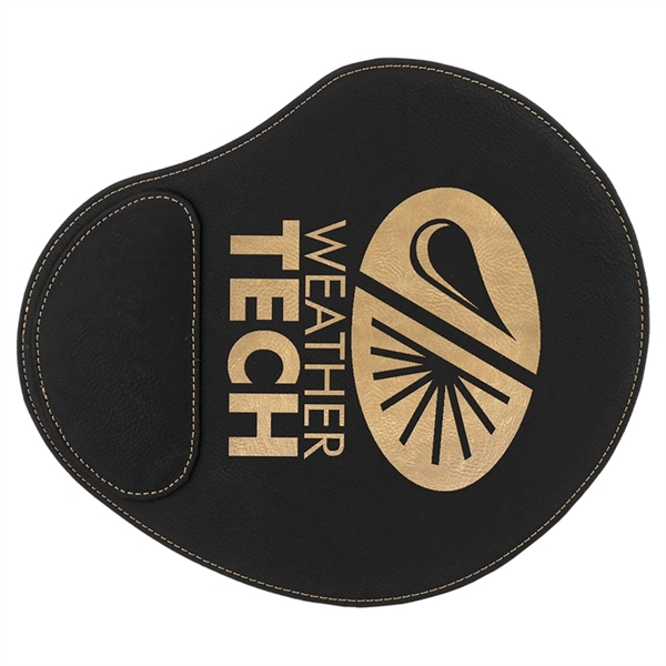 9" x 10 1/4" Laserable Leatherette Mouse Pad - 9" x 10 1/4" Laserable Leatherette Mouse Pad - Image 6 of 12
