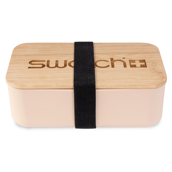 Bamboo Lid Bento Lunch Box - Bamboo Lid Bento Lunch Box - Image 0 of 2