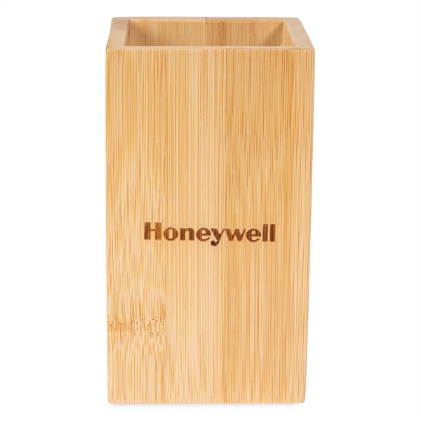 Eco-Friendly Bamboo Kitchen Utensil Holder - Eco-Friendly Bamboo Kitchen Utensil Holder - Image 0 of 3