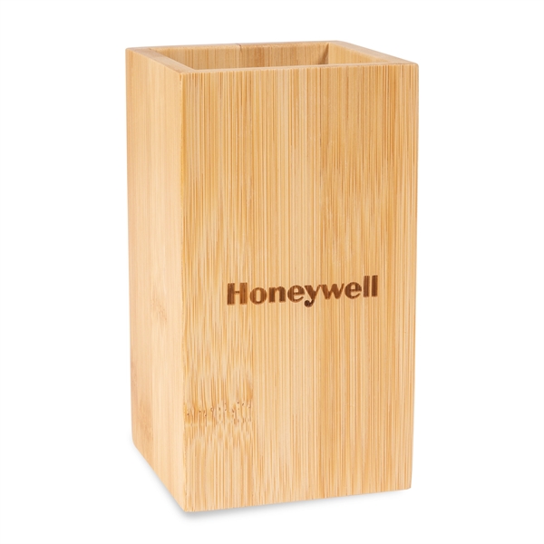 Eco-Friendly Bamboo Kitchen Utensil Holder - Eco-Friendly Bamboo Kitchen Utensil Holder - Image 1 of 3