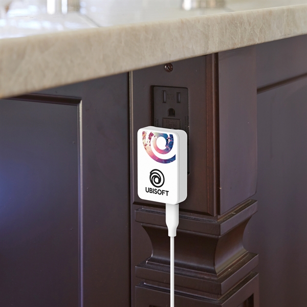 PowerUSB : 20 Watt Dual Port Travel Plug - PowerUSB : 20 Watt Dual Port Travel Plug - Image 7 of 7