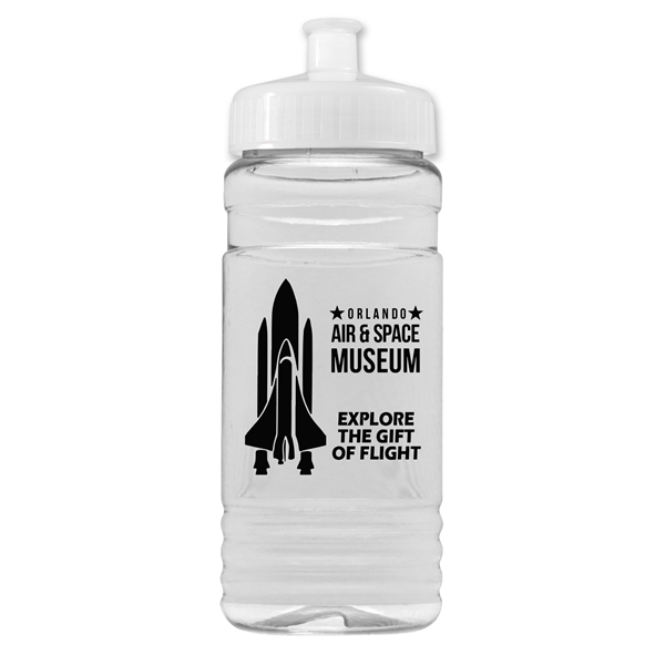 20 Oz. Clear Sports Bottle with Push-pull lid - 20 Oz. Clear Sports Bottle with Push-pull lid - Image 2 of 13