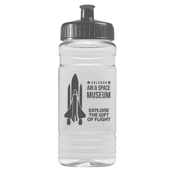 20 Oz. Clear Sports Bottle with Push-pull lid - 20 Oz. Clear Sports Bottle with Push-pull lid - Image 3 of 13