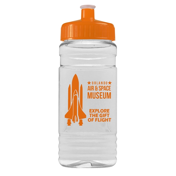 20 Oz. Clear Sports Bottle with Push-pull lid - 20 Oz. Clear Sports Bottle with Push-pull lid - Image 4 of 13