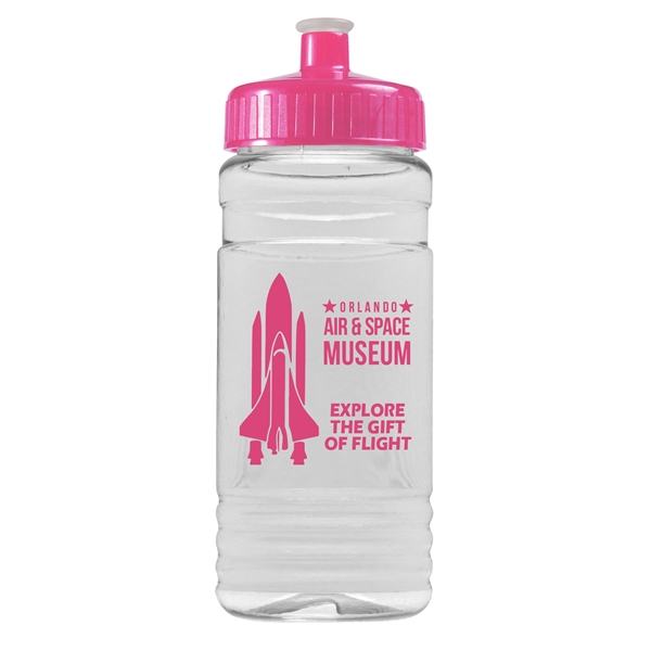 20 Oz. Clear Sports Bottle with Push-pull lid - 20 Oz. Clear Sports Bottle with Push-pull lid - Image 6 of 13
