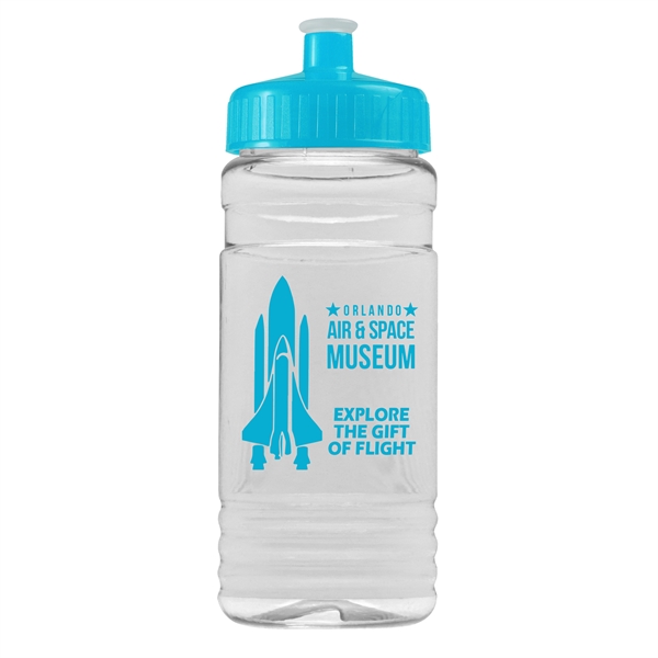 20 Oz. Clear Sports Bottle with Push-pull lid - 20 Oz. Clear Sports Bottle with Push-pull lid - Image 7 of 13