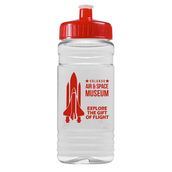 20 Oz. Clear Sports Bottle with Push-pull lid - 20 Oz. Clear Sports Bottle with Push-pull lid - Image 8 of 13