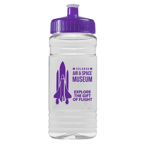 20 Oz. Clear Sports Bottle with Push-pull lid - 20 Oz. Clear Sports Bottle with Push-pull lid - Image 0 of 13