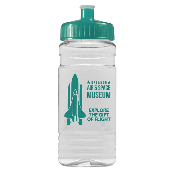 20 Oz. Clear Sports Bottle with Push-pull lid - 20 Oz. Clear Sports Bottle with Push-pull lid - Image 13 of 13