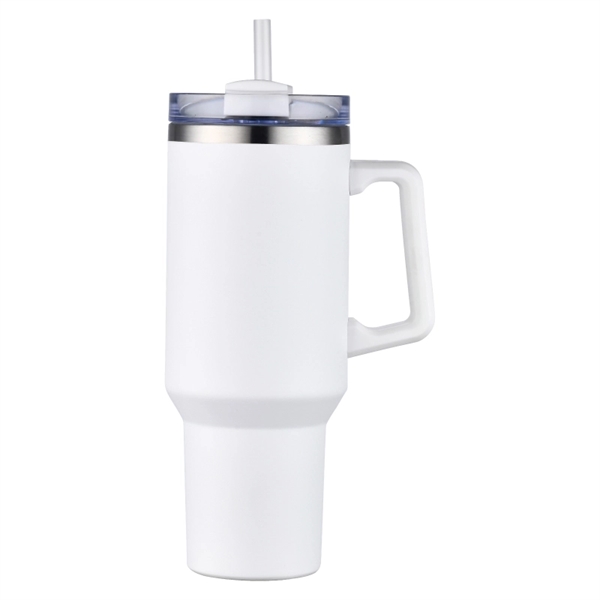 Beluga 40 oz. Vacuum Insulated Tumbler Mug w/ Handle - Beluga 40 oz. Vacuum Insulated Tumbler Mug w/ Handle - Image 15 of 16