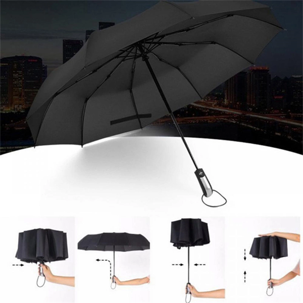 Auto Open + Close Portable Umbrella - Auto Open + Close Portable Umbrella - Image 3 of 4