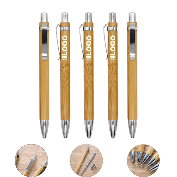 Sustainable High Quality Writing Bamboo Ballpoint Pen - Sustainable High Quality Writing Bamboo Ballpoint Pen - Image 0 of 1