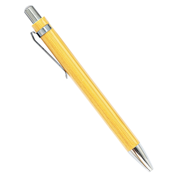 Sustainable High Quality Writing Bamboo Ballpoint Pen - Sustainable High Quality Writing Bamboo Ballpoint Pen - Image 1 of 1