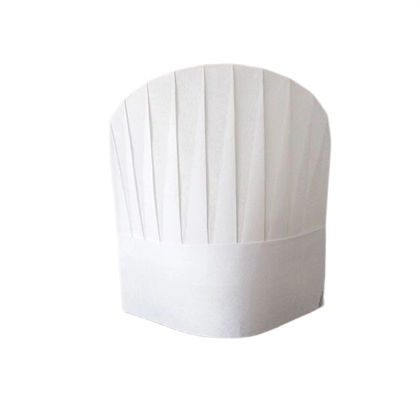 Disposable Vegetable Fiber Non-Woven Chef Hat - Disposable Vegetable Fiber Non-Woven Chef Hat - Image 1 of 1