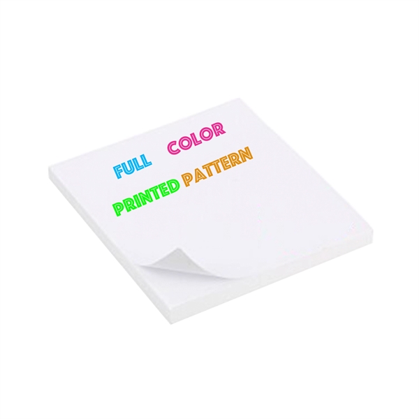 3'' X 3'' Custom Printed Sticky Notes Pad, 50 Sheet - 3'' X 3'' Custom Printed Sticky Notes Pad, 50 Sheet - Image 0 of 0