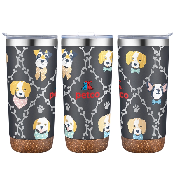 22 oz. Tumbler with Cork Bottom - 22 oz. Tumbler with Cork Bottom - Image 10 of 20