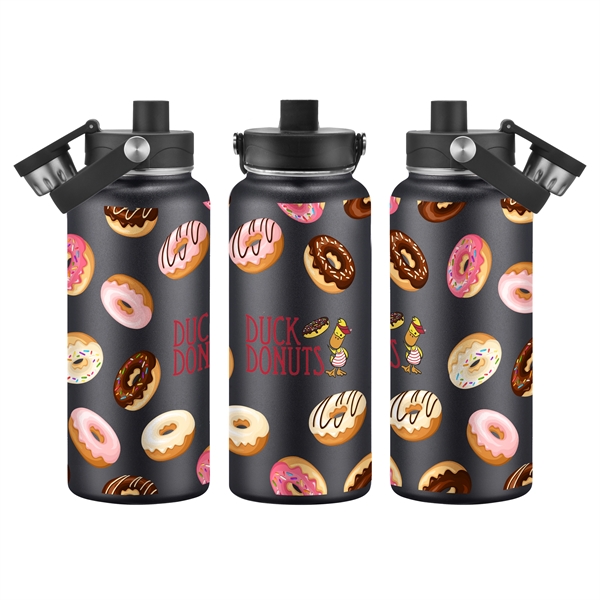 34 oz. Stainless Steel Water Bottle - 34 oz. Stainless Steel Water Bottle - Image 4 of 12