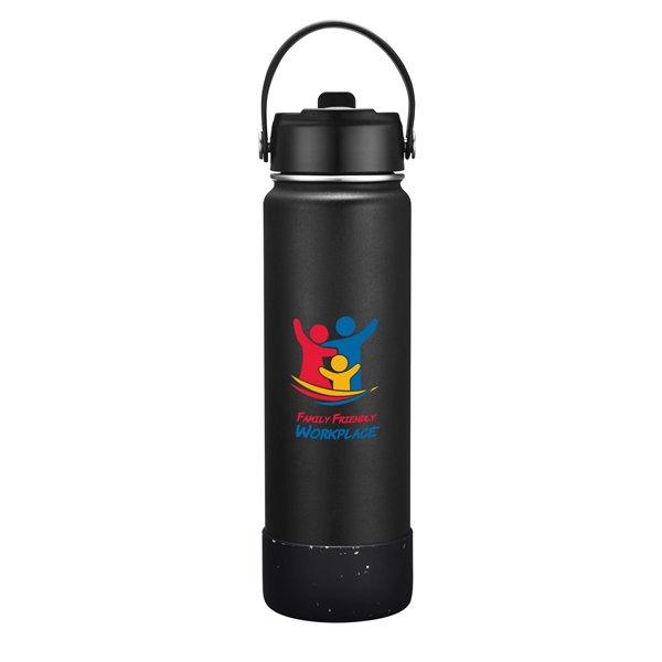 27 oz. Stainless Steel Water Bottle / Silicone Bottom Sleeve - 27 oz. Stainless Steel Water Bottle / Silicone Bottom Sleeve - Image 2 of 18