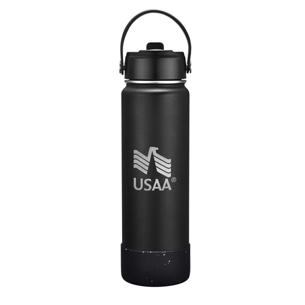 27 oz. Stainless Steel Water Bottle / Silicone Bottom Sleeve - 27 oz. Stainless Steel Water Bottle / Silicone Bottom Sleeve - Image 5 of 18