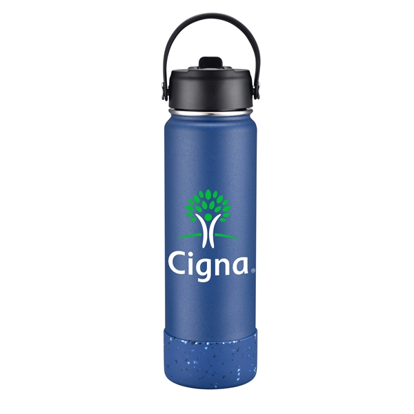 27 oz. Stainless Steel Water Bottle / Silicone Bottom Sleeve - 27 oz. Stainless Steel Water Bottle / Silicone Bottom Sleeve - Image 7 of 18