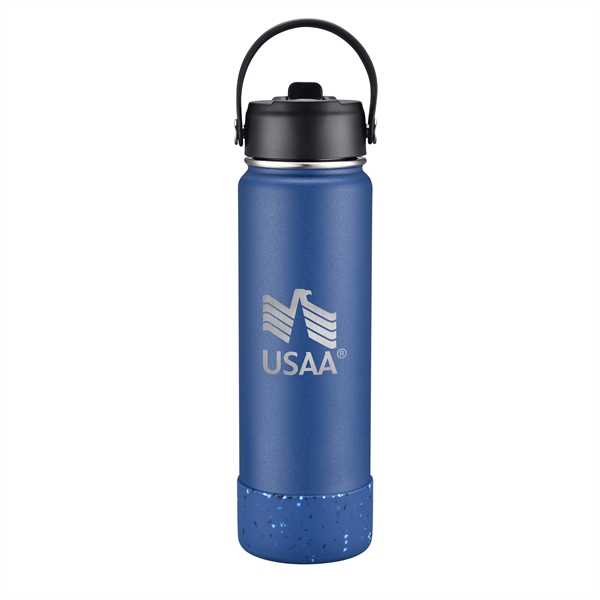 27 oz. Stainless Steel Water Bottle / Silicone Bottom Sleeve - 27 oz. Stainless Steel Water Bottle / Silicone Bottom Sleeve - Image 11 of 18