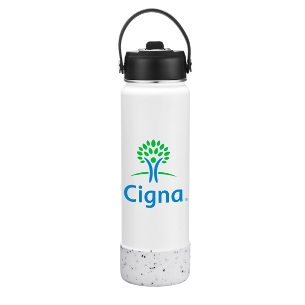 27 oz. Stainless Steel Water Bottle / Silicone Bottom Sleeve - 27 oz. Stainless Steel Water Bottle / Silicone Bottom Sleeve - Image 13 of 18