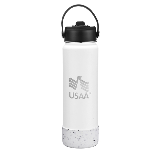 27 oz. Stainless Steel Water Bottle / Silicone Bottom Sleeve - 27 oz. Stainless Steel Water Bottle / Silicone Bottom Sleeve - Image 17 of 18