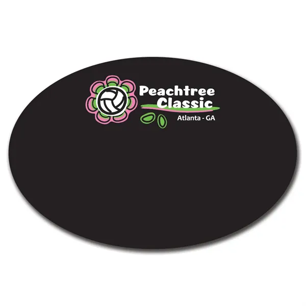 Poly Blackboard Chalk Marker Write-On Name Badges - Oval