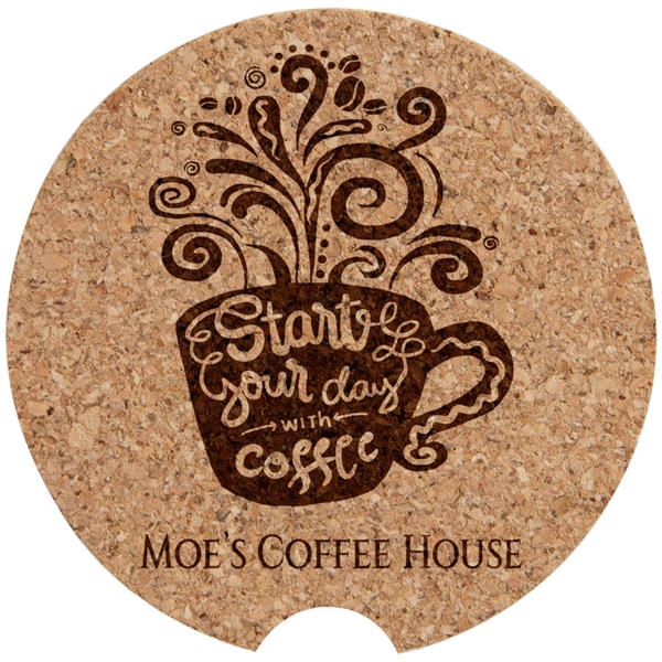 2 1/2" Cork Car Coaster - 2 1/2" Cork Car Coaster - Image 0 of 0